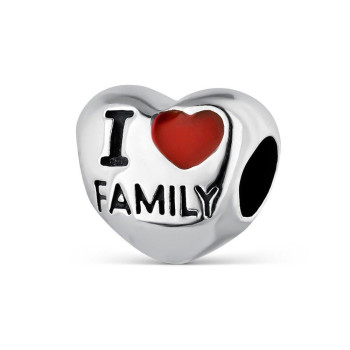 Abalorio corazon I love family A tu lado 9109333